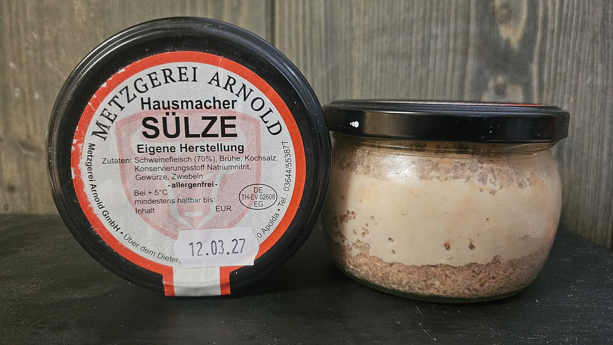 Original Thüringer Sülzfleischwurst im Glas
