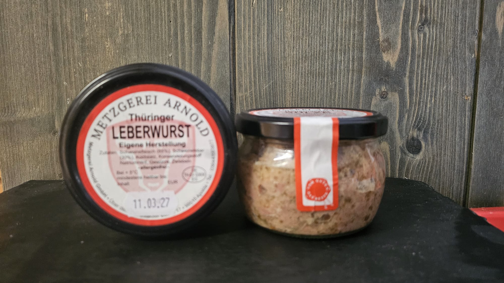 Original Thüringer Leberwurst im Glas